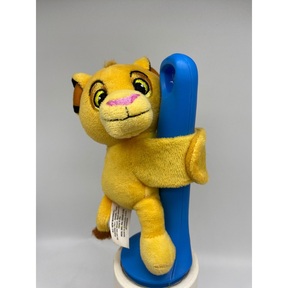 Disney Bullsitoy Simba Plush Yellow Lion King Hugger Slap Bracelet Inch